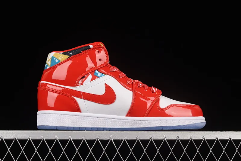 All Categories Air Jordan Jordan Series Basketball Shoes Air Jordan 1 Mid Air Jordan 1 Mid AJ1 Joe 1 Christmas Red China Basketball Shoes DC7294-600